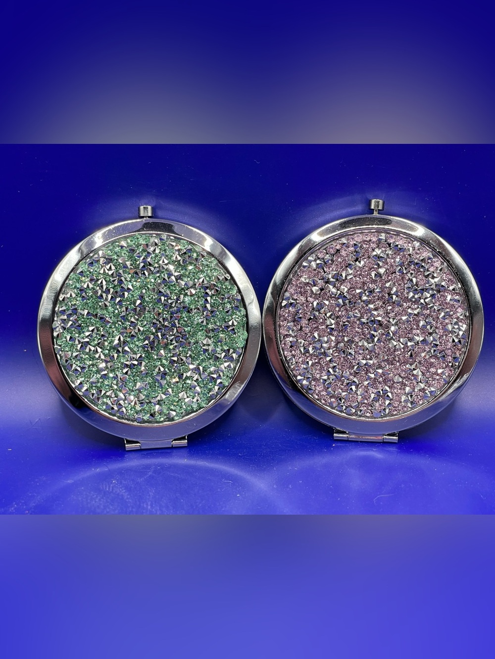 Sparkling Crystal Compact Mirrors (U Pick)